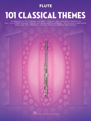 cover image of 101 Classical Themes for Flute
